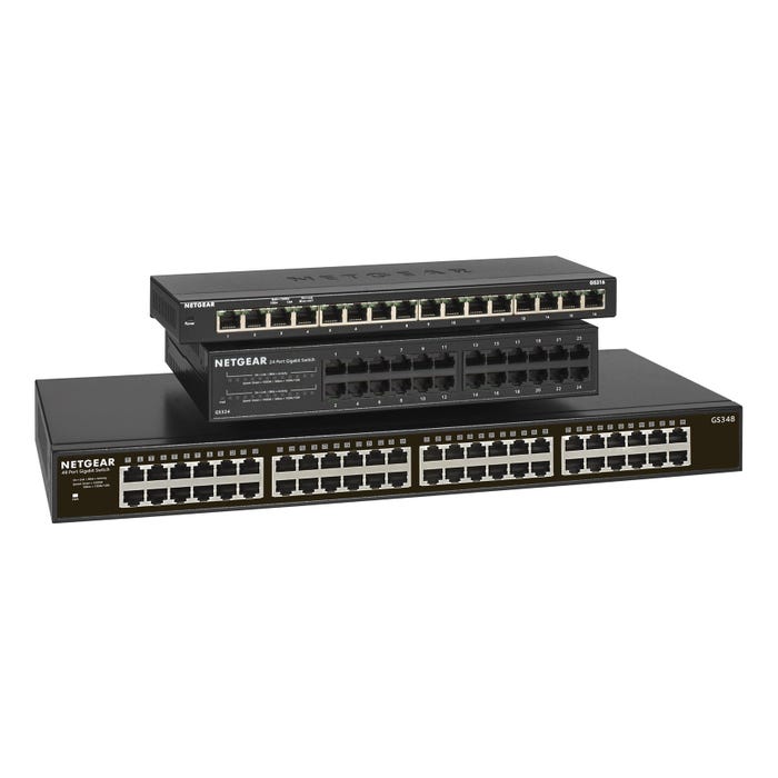 NETGEAR GS348 Switch Ethernet 48 ports Gigabit Rackable 3