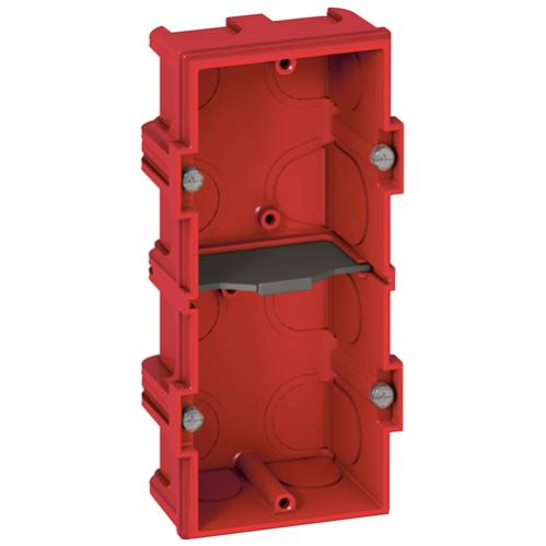 Boite multipostes batibox maçonnerie 2 postes prof: 40mm