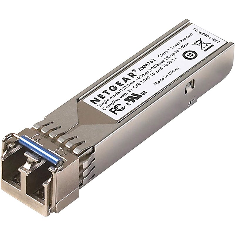 Module mini GBIC fibre NETGEAR SFP + 10 Gigabit Monomode AXM762 0