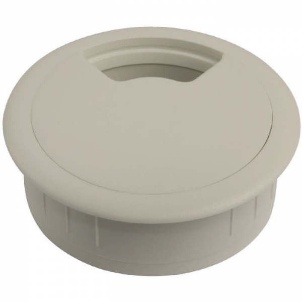 Passe-câble D60 mm - Noir - Hettich