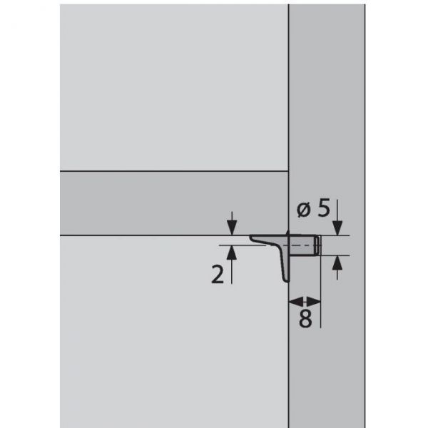 Taquet Universal D - Hettich