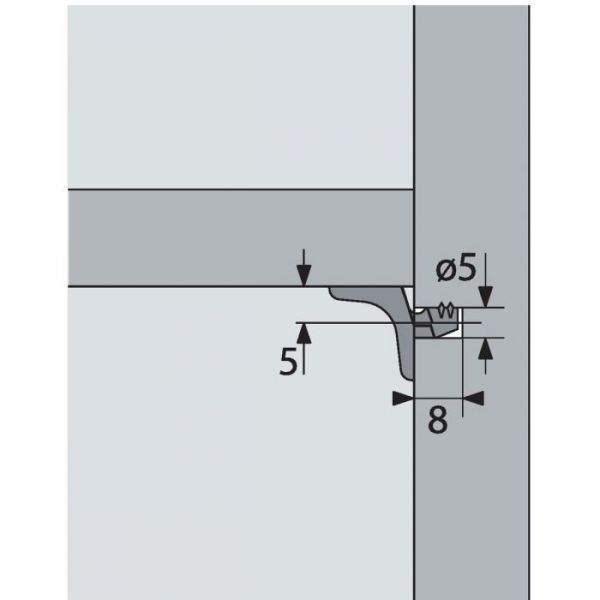 Taquet Sekura 2 - Hettich