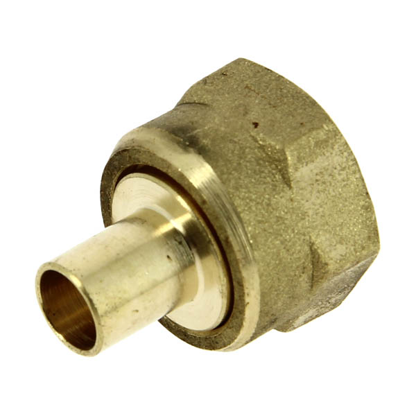 Raccord gaz 2 pièces femelle 20-150 pour tube cuivre Ø8
