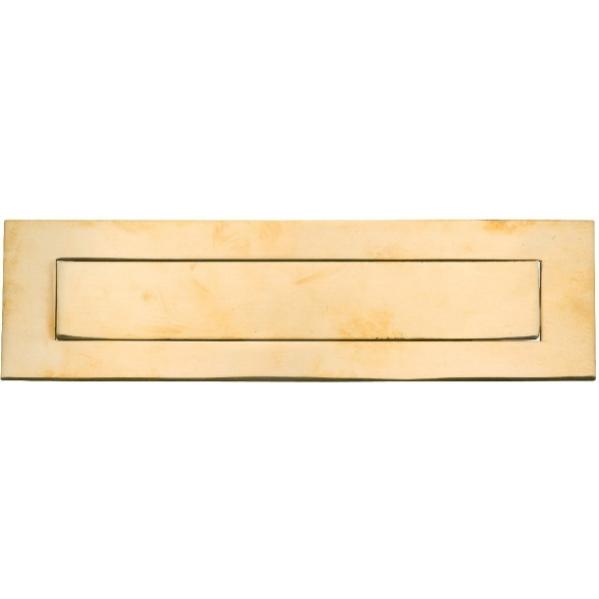 Entrée De Boîte Aux Lettres Plate En Laiton Poli - Vachette