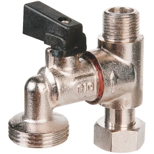 Combiné de piquage machine à laver - MF 3/8' - Nez M 3/4' - Riquier