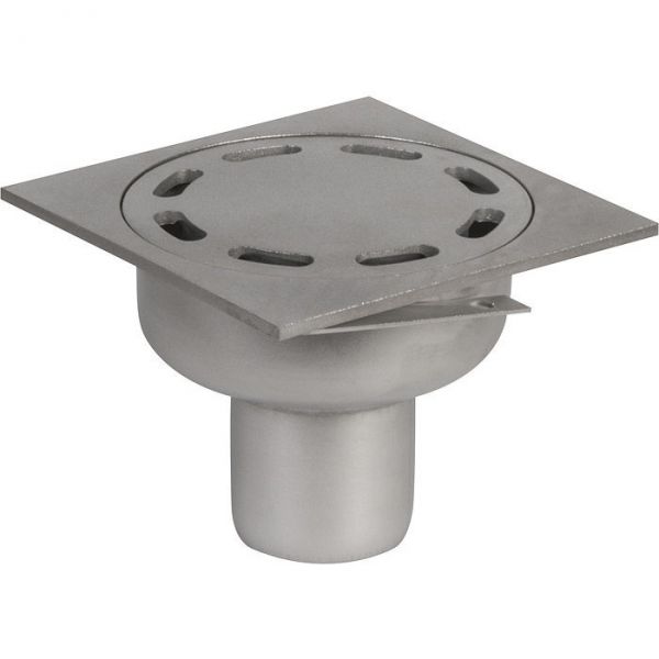 Siphon de sol inox - 100 x 100 mm - ACO