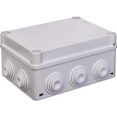 Boîte grise rectangulaire - GEWISS - 150 x 110 mm - 10 entrées 0