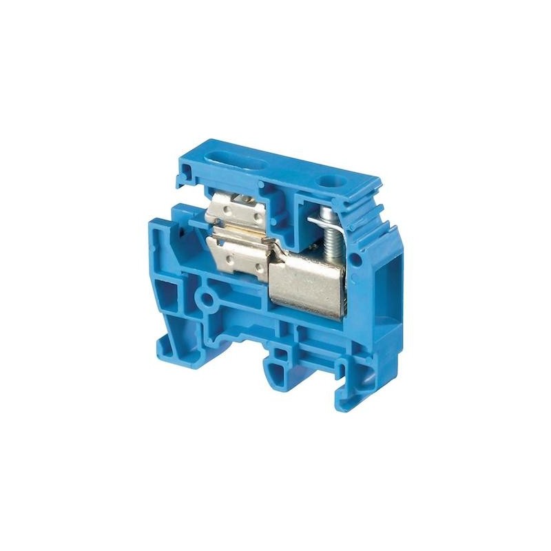 Borne sectionnable ABB M4/6.NT 6 mm à vis Assignation: N bleu