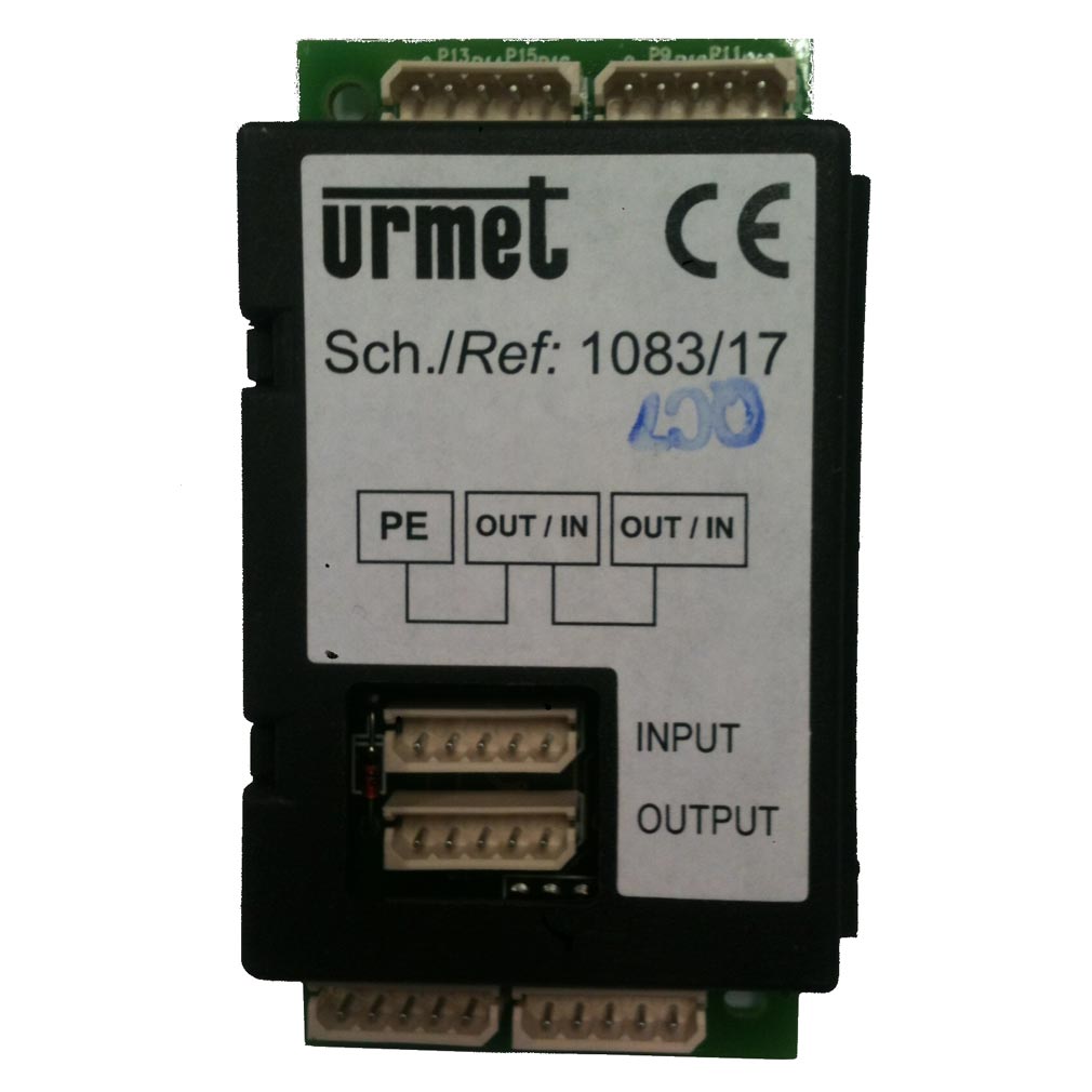 urmet 1083/17 | urmet 1083/17 - ext digitalisateur bibus & 2voice 16 bp