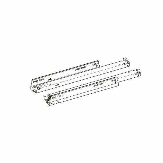 Coulisse Actro You L.550 70 kg HETTICH Silent System set - 9257038 0