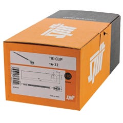 Embase plastique Tie-Clip 16 à 32 mm de diamètre en boite de 100 - SPIT - 565844 1