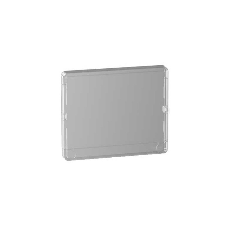 Porte Styl transparente pour coffret de répartition Resi9 - 18 modules - 2 rangées