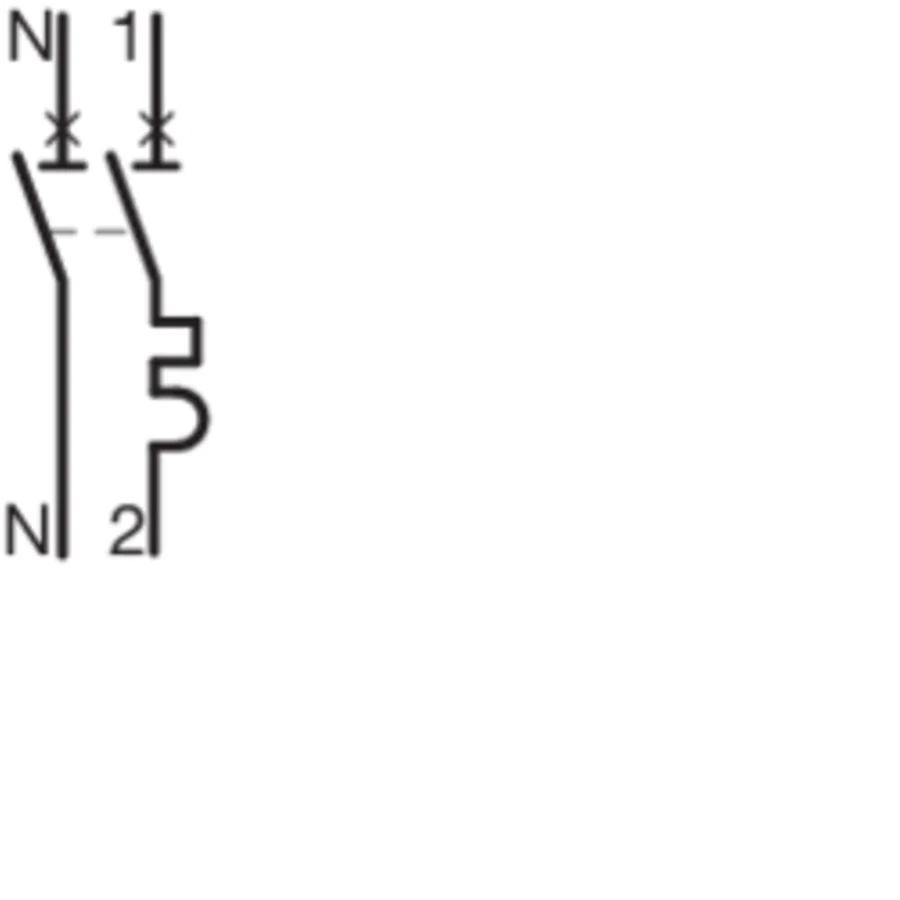 Disjoncteur 1P+N 3kA C25A 1M - MFN725 2
