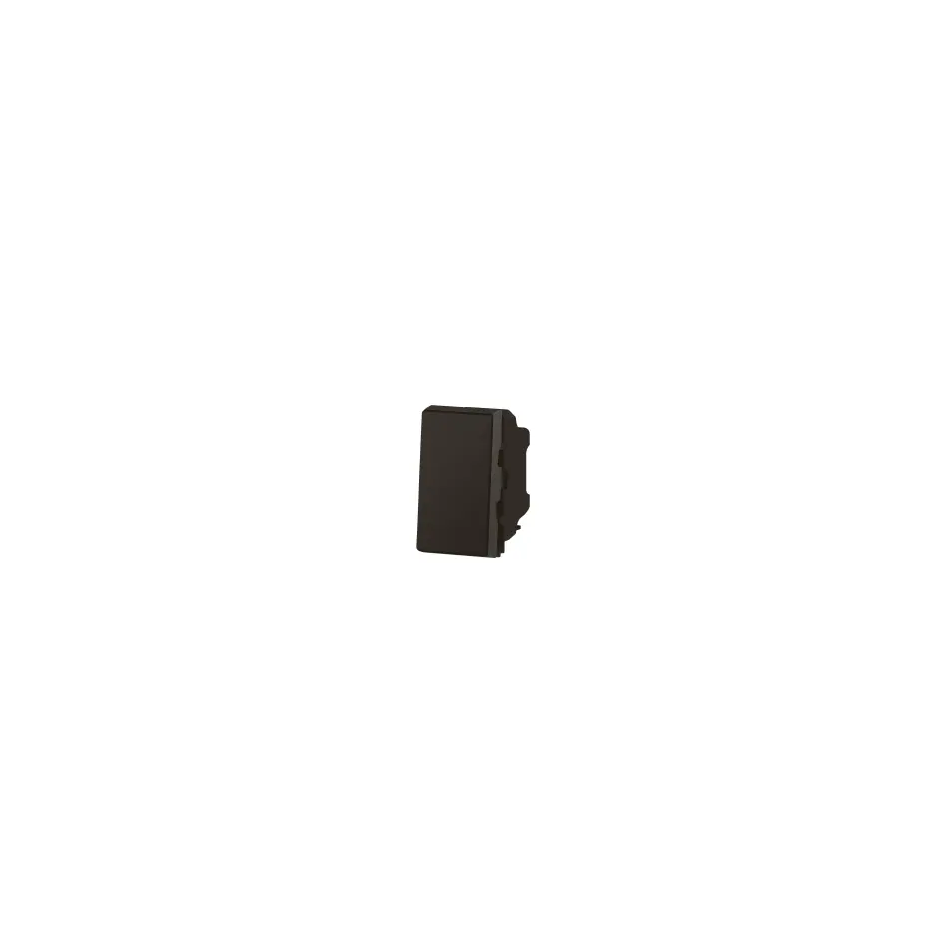 bouton poussoir - 1 module - 6a - noir mat - legrand mosaic 079130l 1