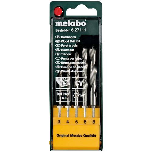 Metabo 627111000 Jeu de forets pour le bois 5 pièces 1 pc(s)