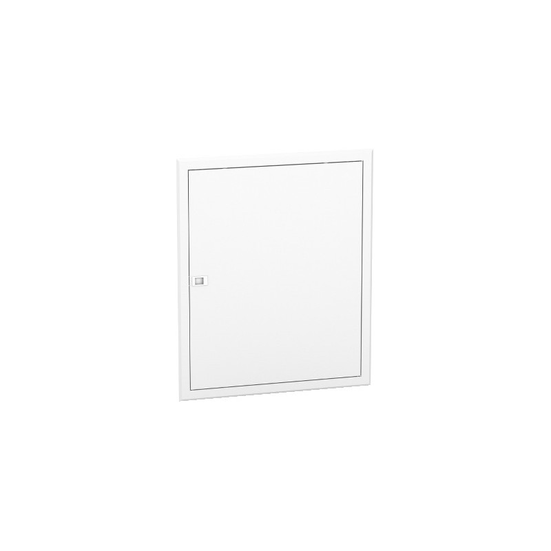 Porte blanche Resi9 pour bac d'encastrement - 2x13 modules - Hauteur 720mm