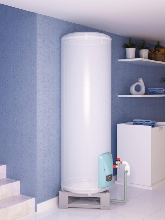 Rehausse pour chauffe eau vertical sur socle de 150 à 300 litres - ATLANTIC - 009242