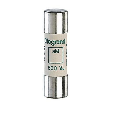 Legrand 013316 Cartouche Industrielle Cylindrique - Gg - 10x38mm - Sans Voyant - 16a 2