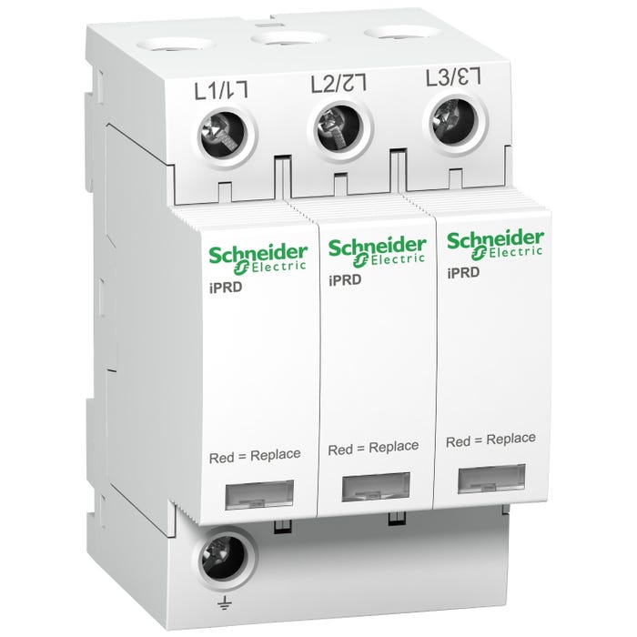 A9L65301 Schneider - Parafoudre triphasé de type 2 iPRD65r - 65kA - report de signalisation 0