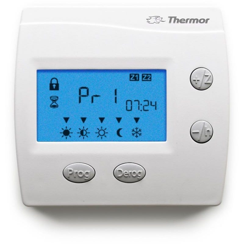 Thermor - 400422 -Thermostat d'ambiance Digital 2 Zones 0