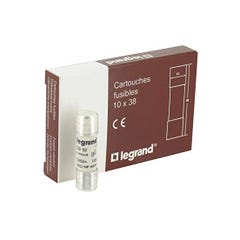 Legrand 013302 - Fusible Cylindrique Gg 2a - 10x38mm - Sans Voyant 0