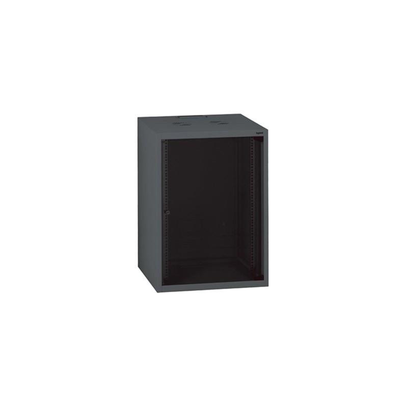 Coffret fixe Linkeo - 19" - Capacité 15U - 758x600x600mm - Livré monté - Anthracite