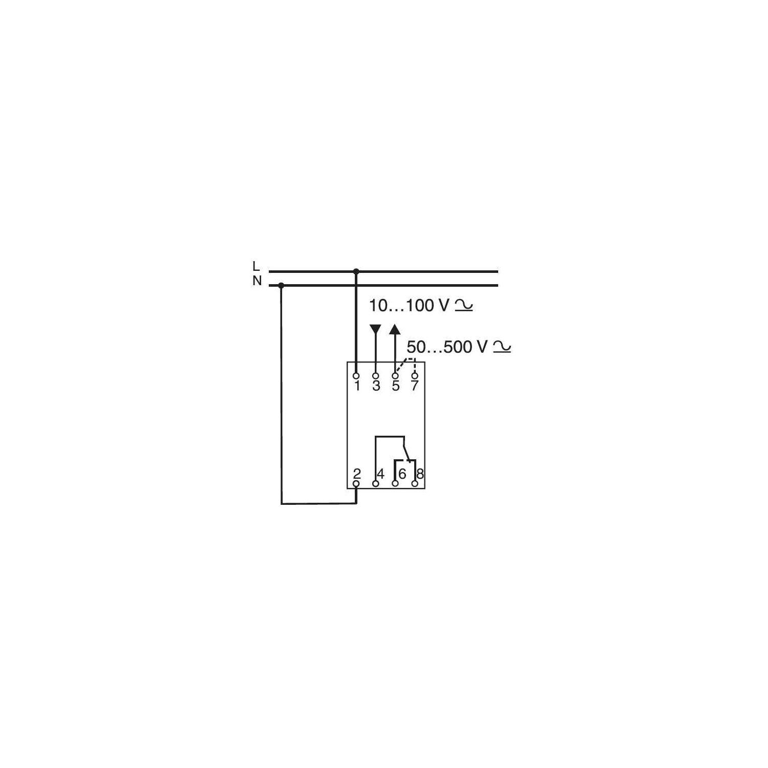 Acti9, iRCU relais de contrôle de tension 10…100V ou 50…500V (A9E21182) 1