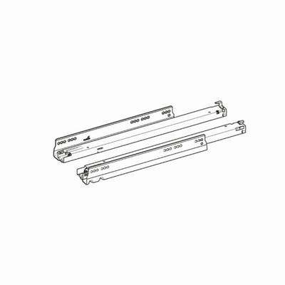 Coulisse Actro You L.500 40 kg HETTICH Silent System set - 9257008 0