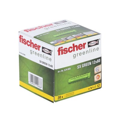Fischer Cheville à expansion 60 mm 12 mm 524865 20 pc(s) 1