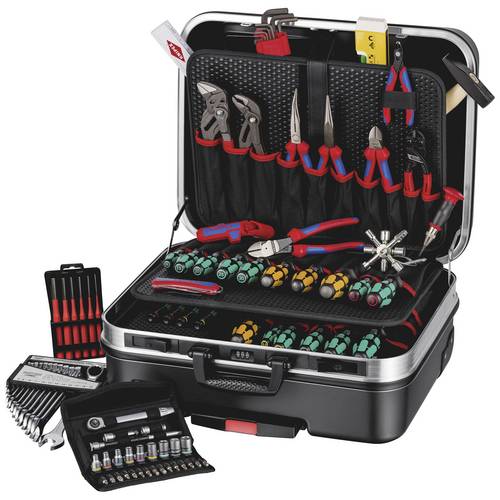 Knipex 00 21 06 M pour électricien, pour les artisans Mallette à outils équipée (l x H x P) 430 x 280 x 515 mm 0