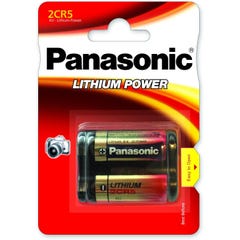 PANASONIC Pile Photo Power 2 CR 5 Lithium battery 6V 2 CR 5 1