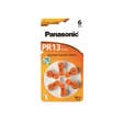PANASONIC 6 piles pour appareil auditif Panasonic Zinc-Air PR13 0% Mercury/Hg - Orange