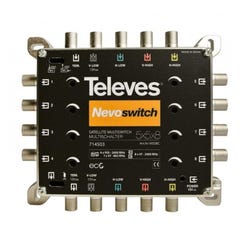 TELEVES Multiswitch 5x5x8 F Terminal/Cascadable