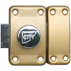 Verrou à bouton de sûreté Sur numéro - Huisserie bois City 25 - cylindre longueur 45 mm