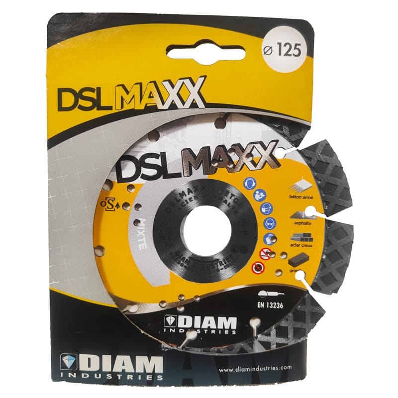 Disque diamant DIAM INDUSTRIES Ø125mm / 22.23 mm - DSLMAXX125/22 2