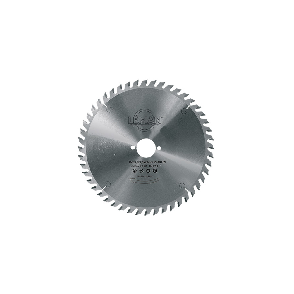 Lame de scie circulaire D. 168 x 1,8/1,2 x 20 mm 24 TPI - Bois