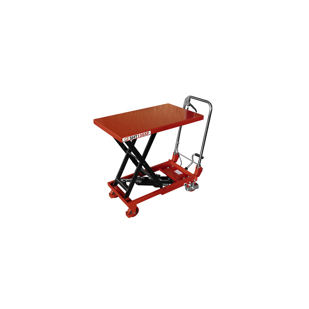 Chariot à table élévatrice hydrolique 740 x 450 mm Ht. 225 à 740 mm