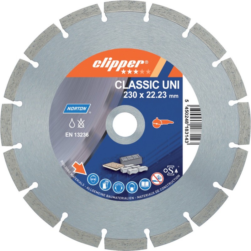 Disque diamant CLA Uni 26100 230x22,23 mm