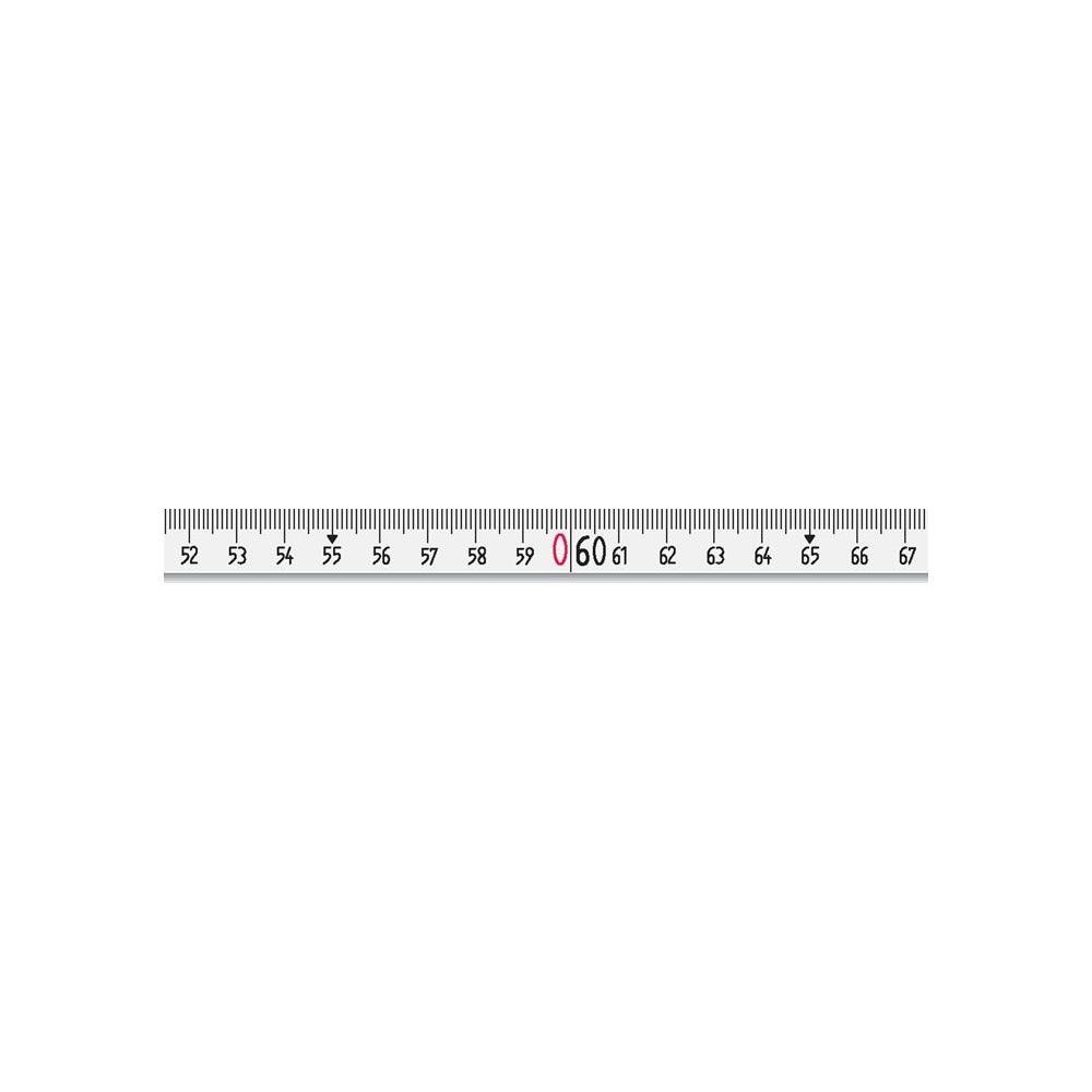 Metre ruban 30mx13mm acier laqué blanc BMI 6