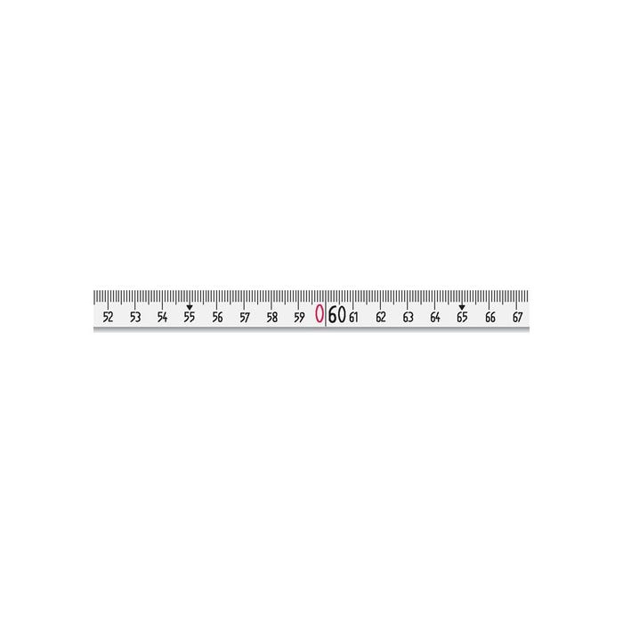 Metre ruban 20mx13mm acier laqué blanc BMI 6