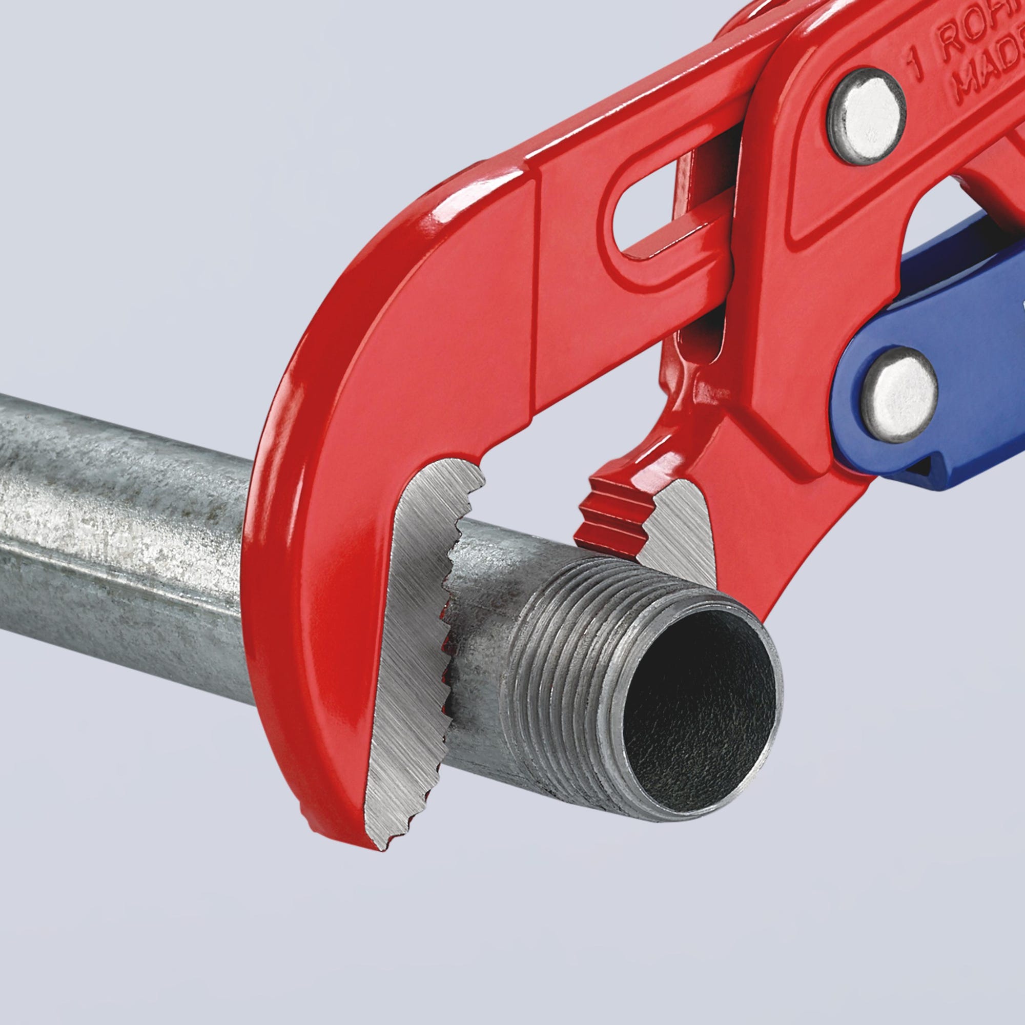 Clé serre-tubes pour tuyaux d'angle embouts S à réglage rapide, Pour Ø de tuyaux : 1.5/8 pouces, Long. 330 mm, Capacité de serrage 42 mm 3