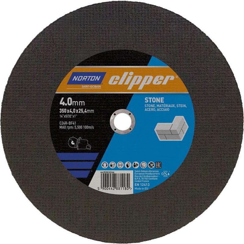 Disque de coupe pierre C24R-350x4.0x25.4mm