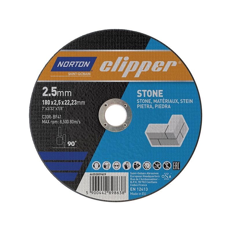 Disque de coupe pierre C30R-180x2.5x22.23mm