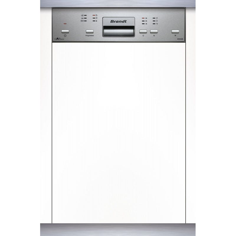 Lave-vaisselle encastrable BRANDT 10 Couverts 45cm E, VS 1010 X 0