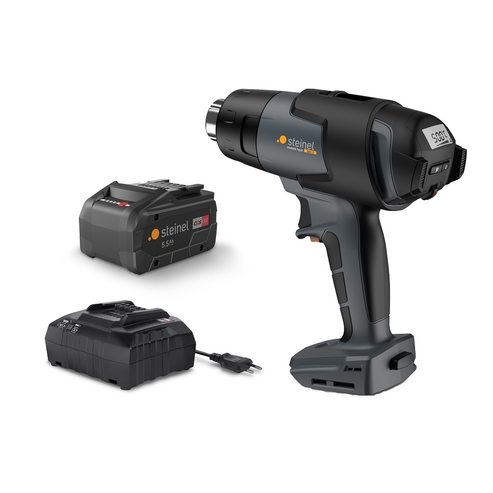 Décapeur thermique sans fil STEINEL mobile heat MH5 5,5Ah batterie et chargeur inclus, 18 V