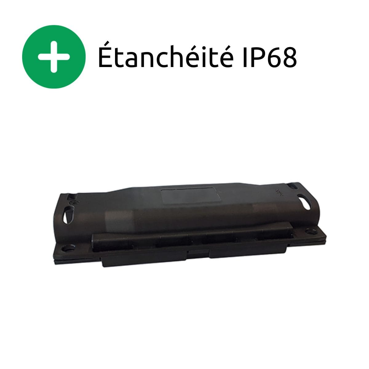 Boite de raccordement gel jonction IP68 - connectiques inclus - Noir - Zenitech 1