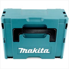 Makita DBO 180 Ponceuse excentrique sans fil, 18V + 1x Batterie 2,0Ah + Chargeur + Makpac 2