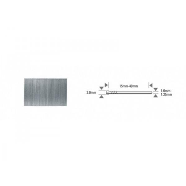 Pointe bt13 acier, tête marron - longueur:20 mm - boîte de 5000 - bt13-20-bro