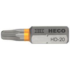 Embouts heco schrauben - empreinte heco-drive hd-20 l 25 mm - blister de 10 - 57095 0