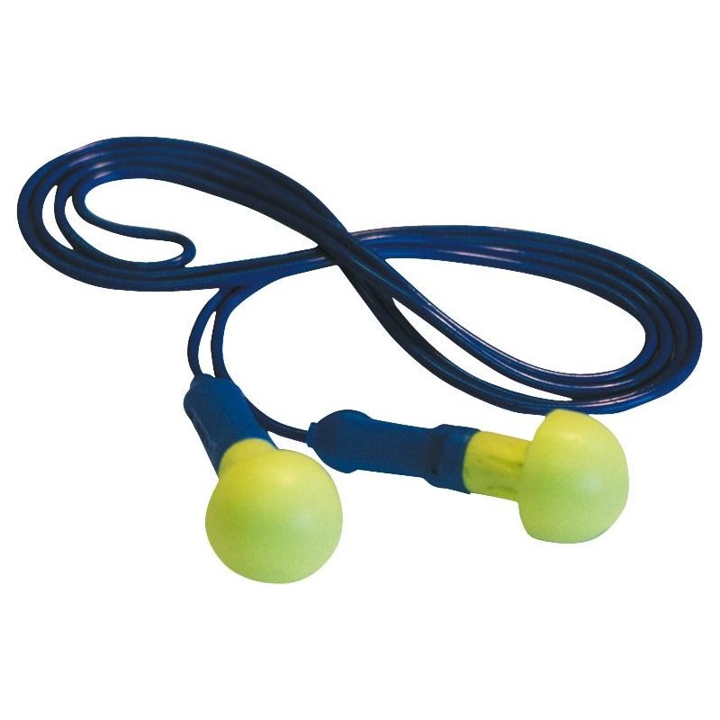 Bouchons d'oreille à tige 3M™ E-A-R™ Push-Ins cordés EX-01-020 (Box a100 Paar)